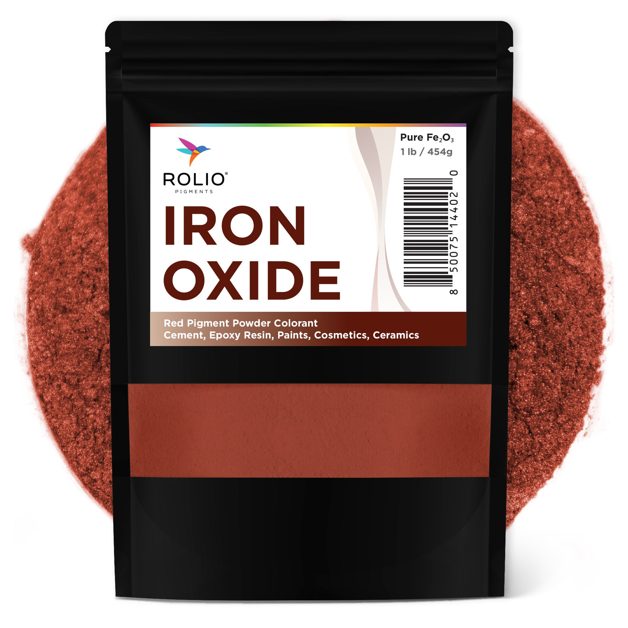 Pure Red Iron Oxide Pigment – Cosmetic & Industrial Grade | 3.5oz, 8oz, 1 lb