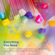 Resin Liquid Pigment - 18 Solid Colors - 0.33 oz/10 ml each