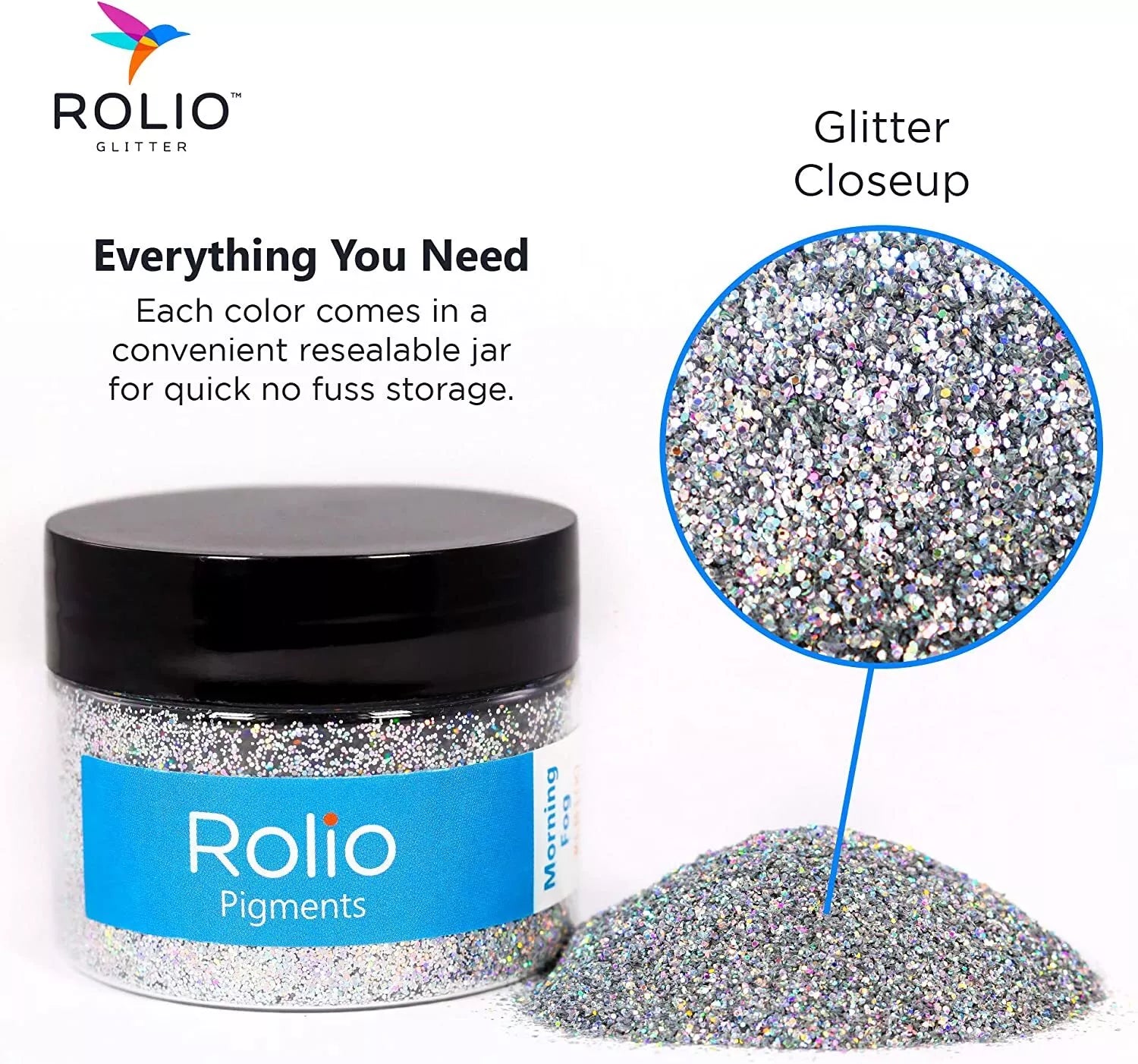 Holographic Glitter - 1oz Jar - 23 Colors