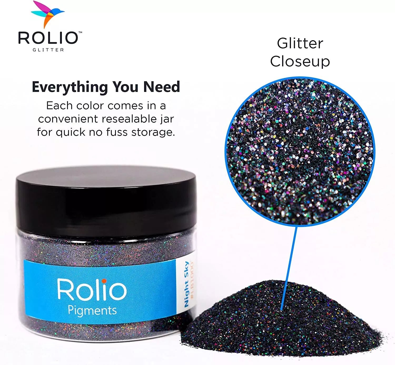 Holographic Glitter - 1oz Jar - 23 Colors