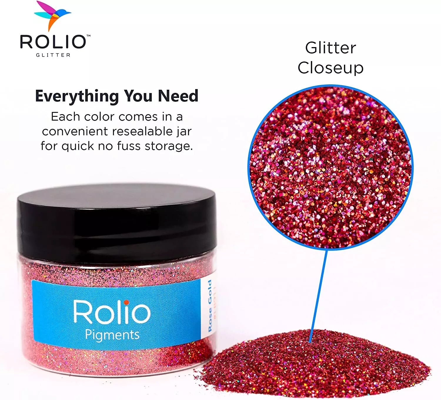 Holographic Glitter - 1oz Jar - 23 Colors