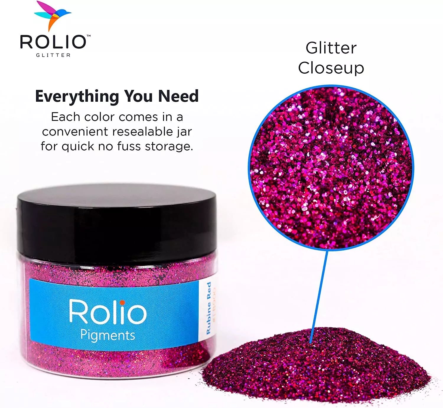 Holographic Glitter - 1oz Jar - 23 Colors