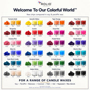 Candle Dye Chip Set - 24 Colors - 5g Jars