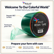 Rolio green epoxy resin tape, 2 in x 120 ft roll - photo 4