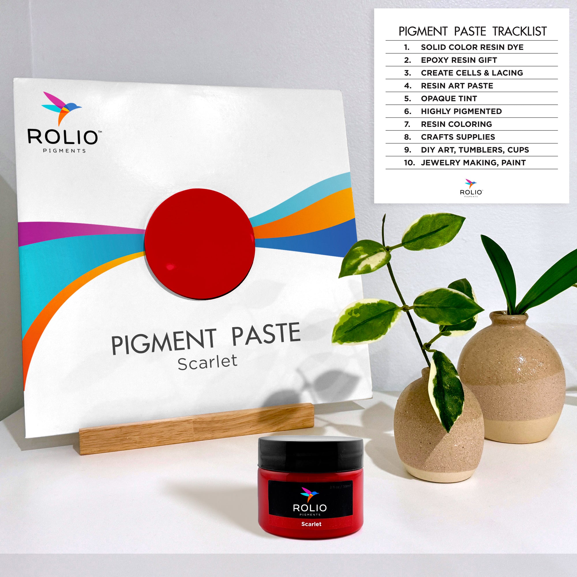 Scarlet Pigment Paste - 2 oz.