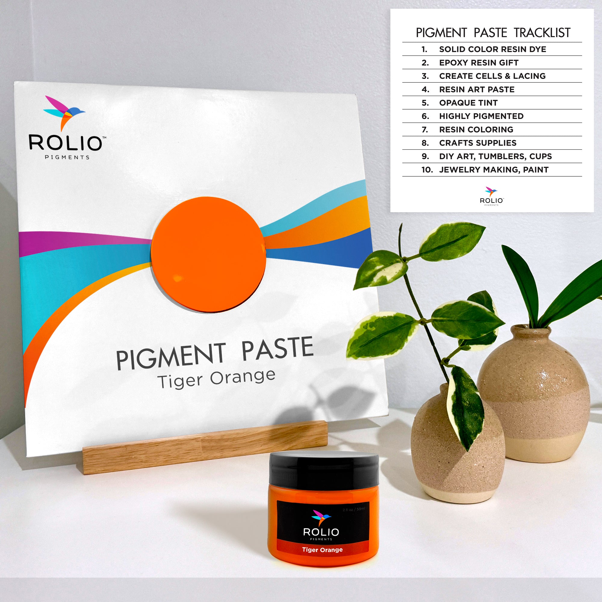 Tiger Orange Pigment Paste - 2 oz.