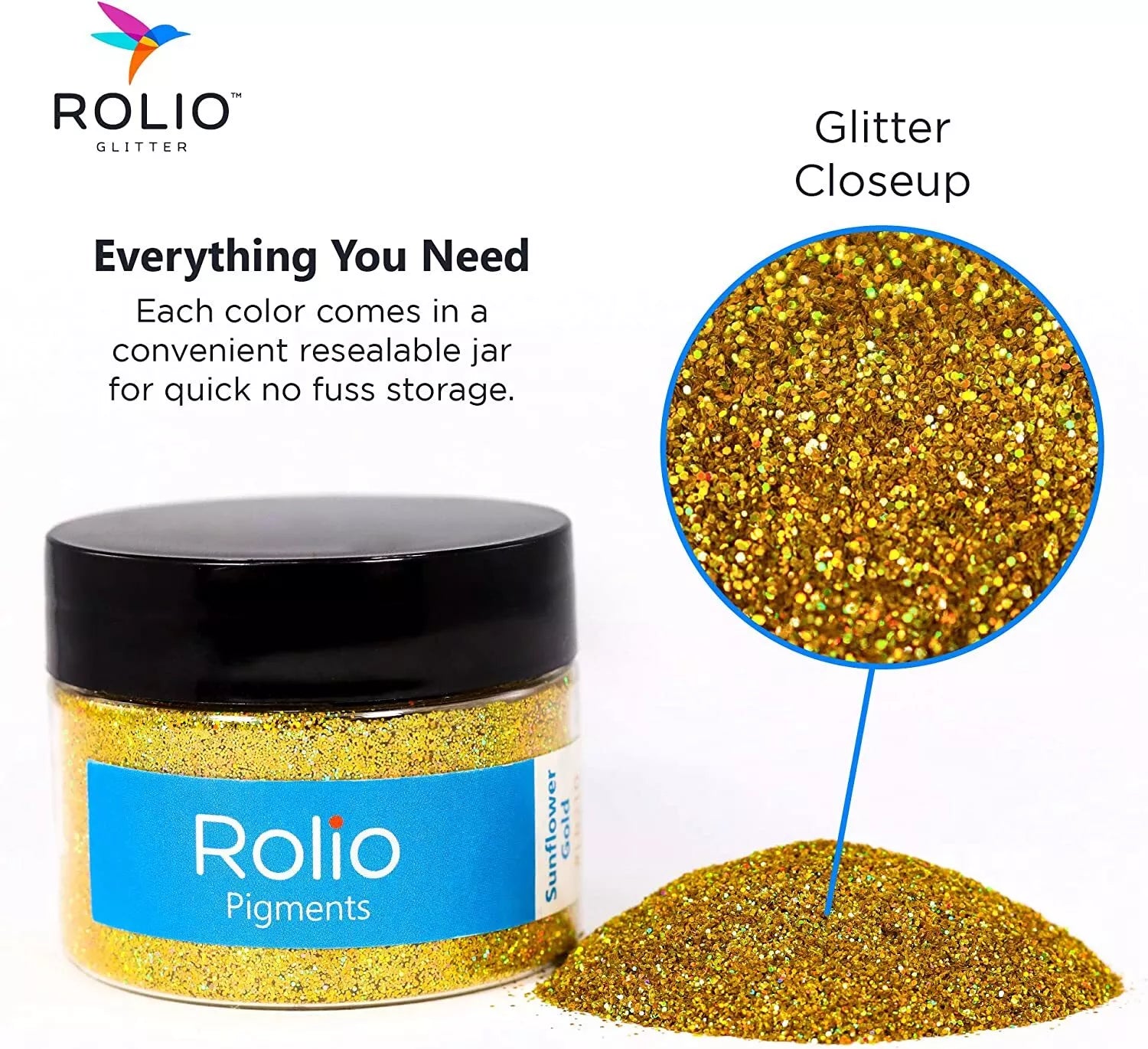 Holographic Glitter - 1oz Jar - 23 Colors