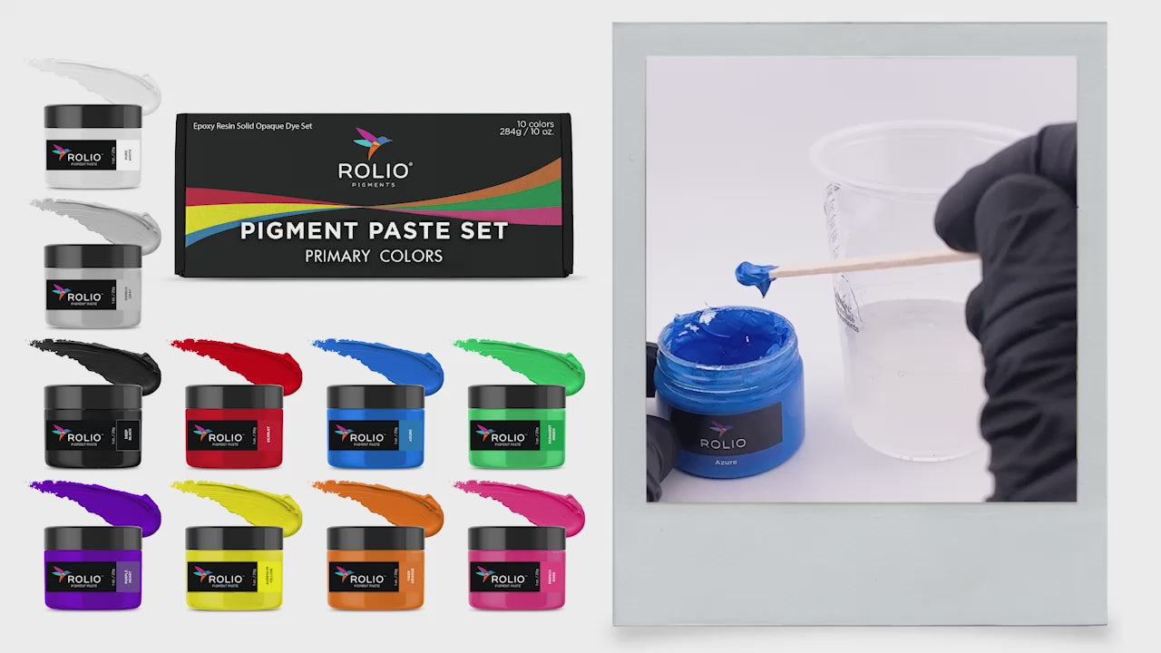 10 Color Pigment Paste Set (Primary Colors)