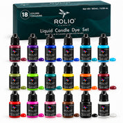 Candle Liquid Pigment Dye - 18 Solid Colors - 0.33 oz/10 ml each