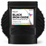 Black Iron Oxide Pigment (Fe3O4) - Cosmetic & Industrial Grade | 100g, 1 lb
