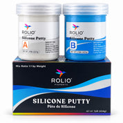 Blue Silicone Putty 40A 1:1 Mixing - 1 lb