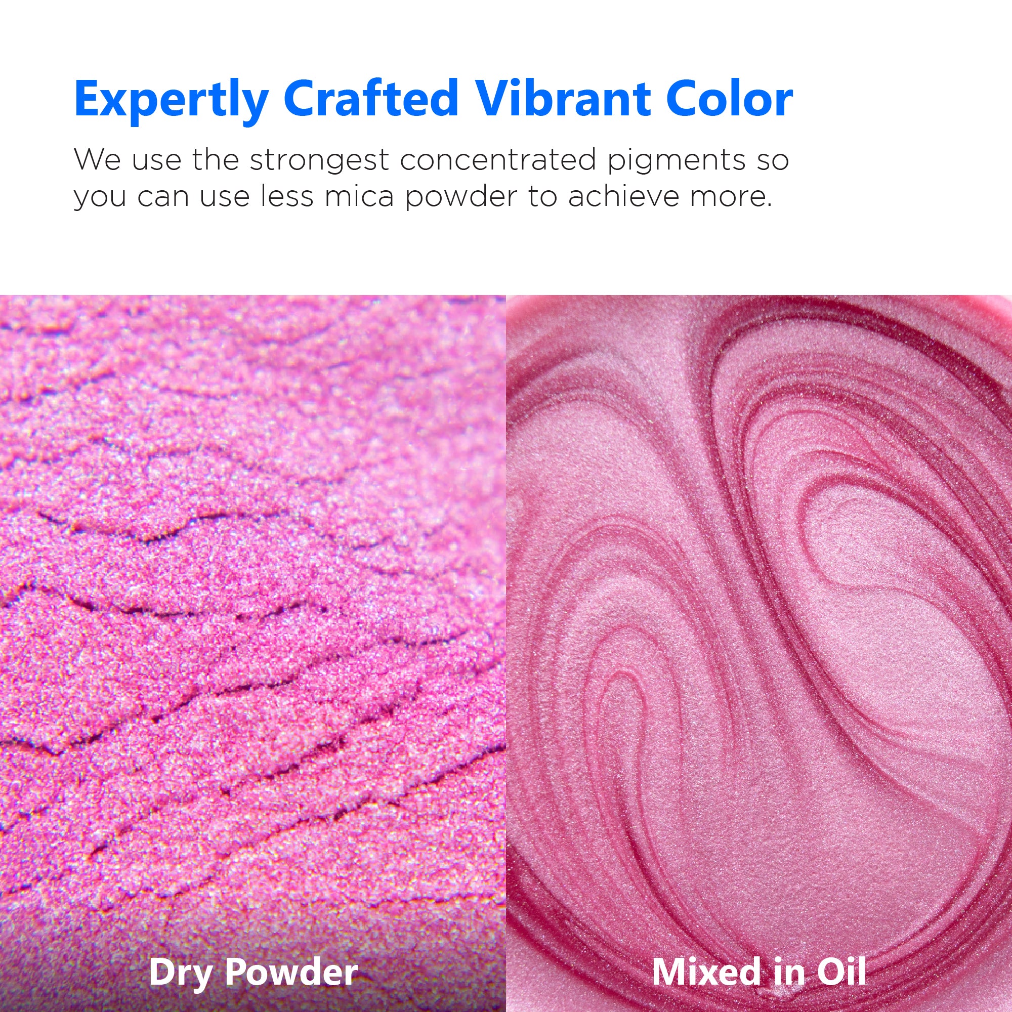 Pink Mica Powder - 50g to Bulk Pounds – Rolio Pigments