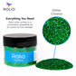 Emerald Green - Holographic Glitter - 1 Jar 28 Grams 1/64 & 1/128 Size