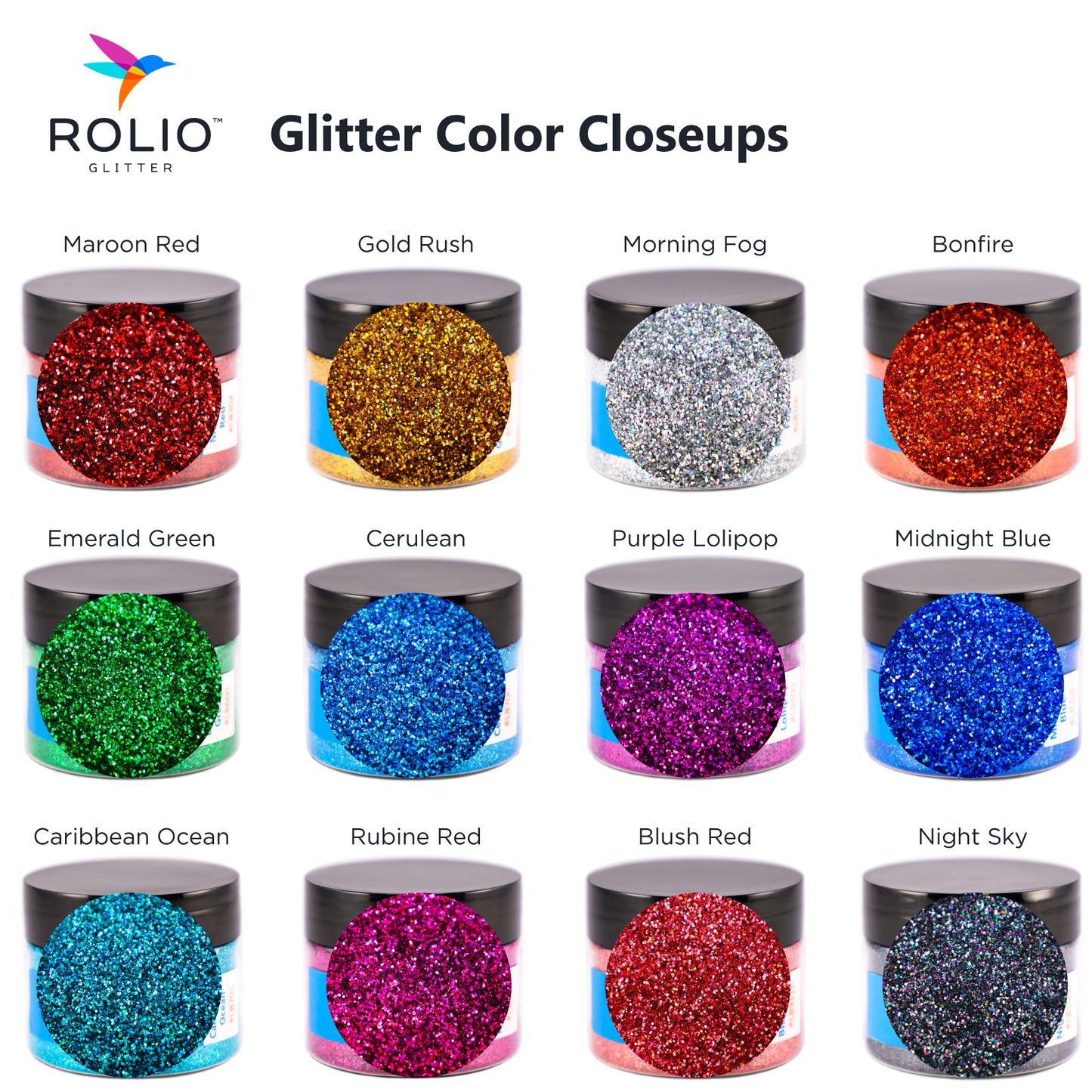 Holographic Glitter - 1oz Jar - 23 Colors