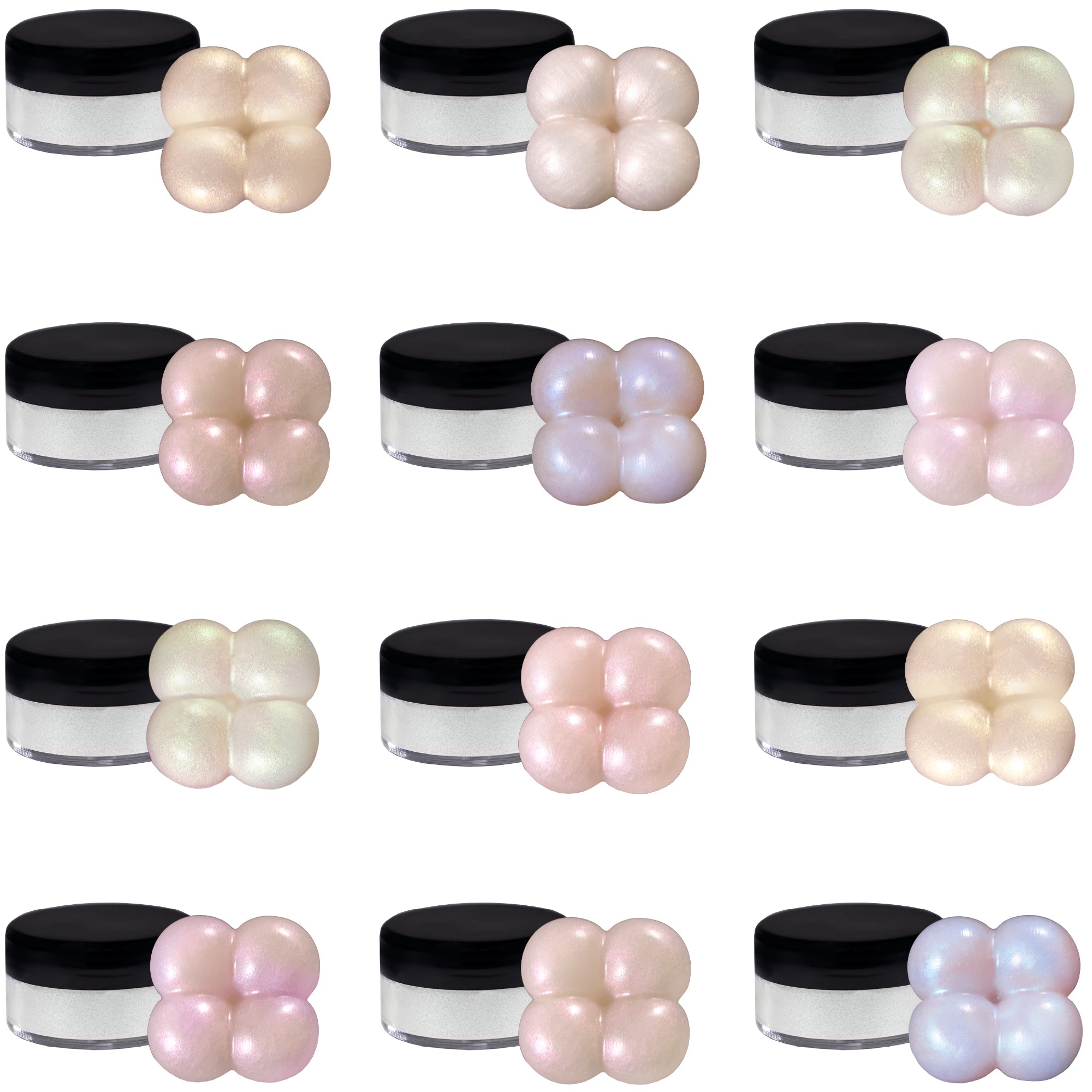 Mica Powder Iridescent 12 Color Set - 10g Jars – Rolio Pigments